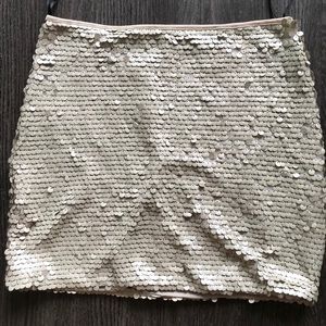 Forever 21 Sequin Mini Skirt